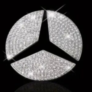 New Mercedes steering wheel bling emblem